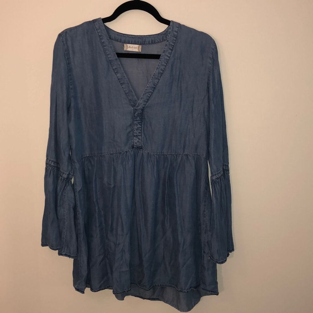 Denim blouse